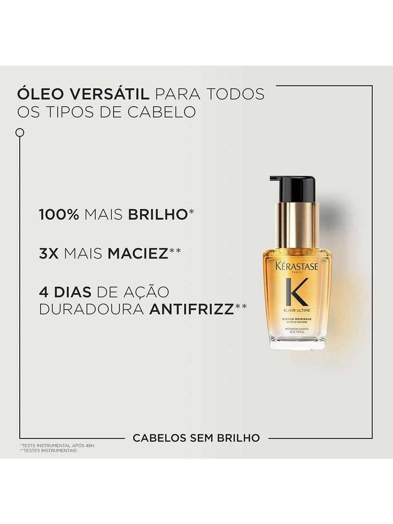Óleo capilar kérastase elixir ultime l'huile originale