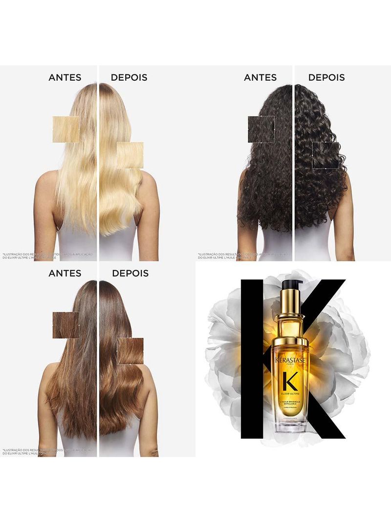 Óleo capilar kérastase elixir ultime l'huile originale
