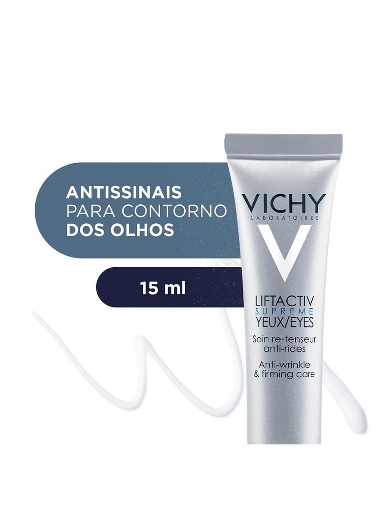 Rejuvenescedor para contorno dos olhos vichy - liftactiv supreme