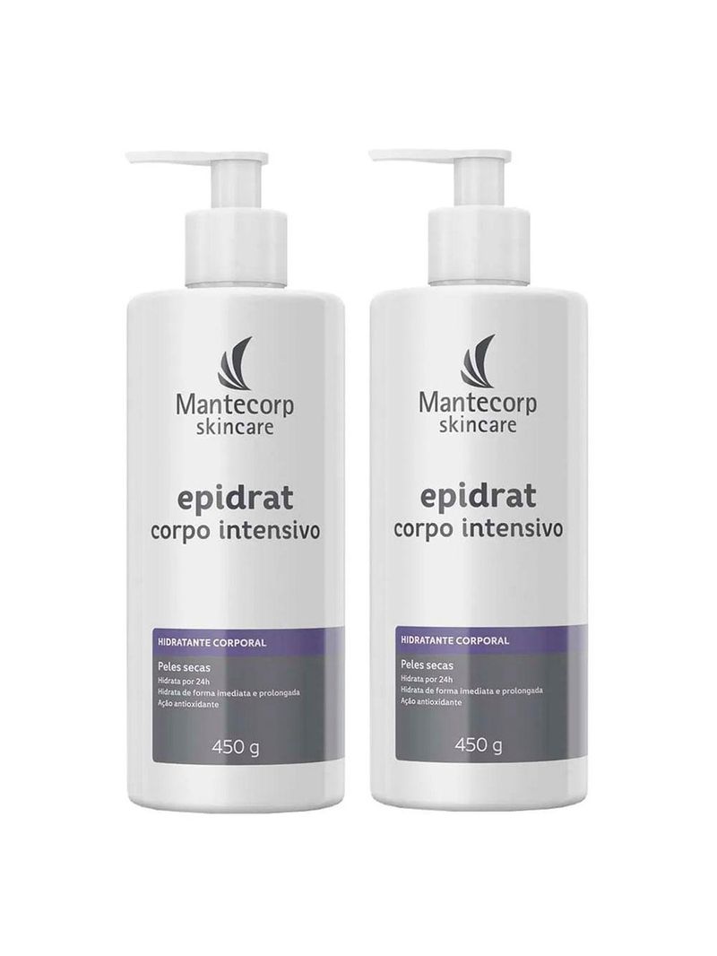 Mantecorp skincare epidrat hidratante corpo intensivo kit com 2 unidades