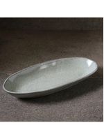 Conjunto de travessas ovais grandes porto brasil orgânico pistache 32x16cm - 4 peças