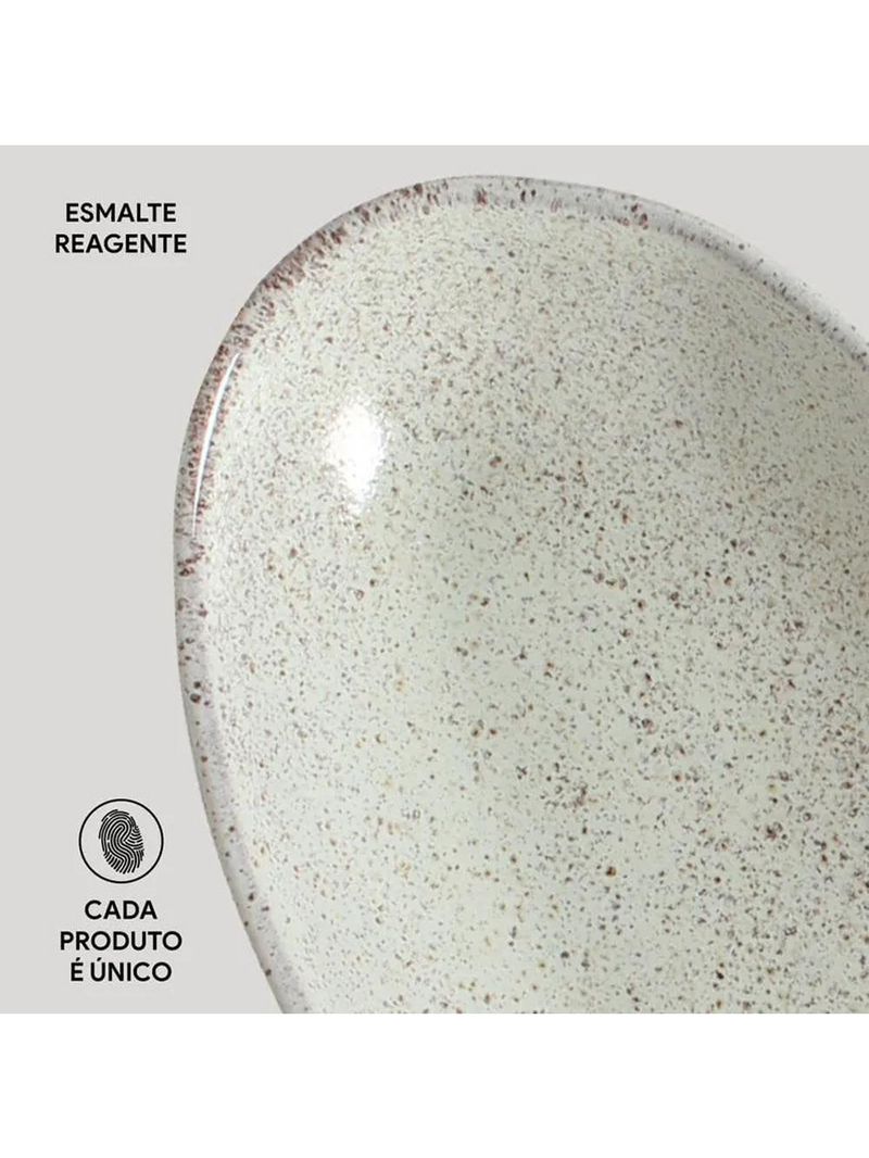 Conjunto de travessas ovais grandes porto brasil orgânico pistache 32x16cm - 4 peças