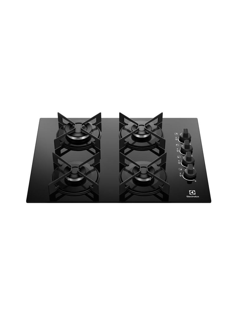 Cooktop 4 bocas electrolux ke4gr efficient mesa de vidro grade de aço fosco bivolt