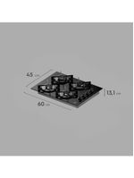 Cooktop 4 bocas electrolux ke4gr efficient mesa de vidro grade de aço fosco bivolt