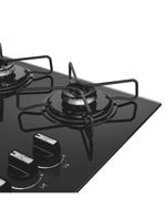Cooktop 5 bocas consul cd075be mesa de vidro grade de aço ferro aramado bivolt preto