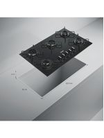 Cooktop 5 bocas consul cd075be mesa de vidro grade de aço ferro aramado bivolt preto