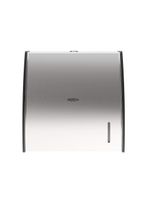 Dispenser parede papel toalha brinox decorline inox preto