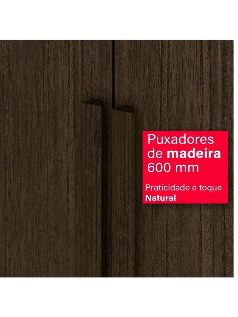 Guarda-roupa De Casal Giga 5 Portas 3 Gavetas