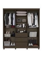 Guarda-roupa De Casal Giga 5 Portas 3 Gavetas