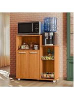 Armário multiuso fruteira poliman móveis sollys com 2 portas