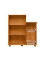 Armário multiuso fruteira poliman móveis sollys com 2 portas