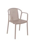 Cadeira Tramontina Louise Empilhável com Braços Carmuça em Polipropileno