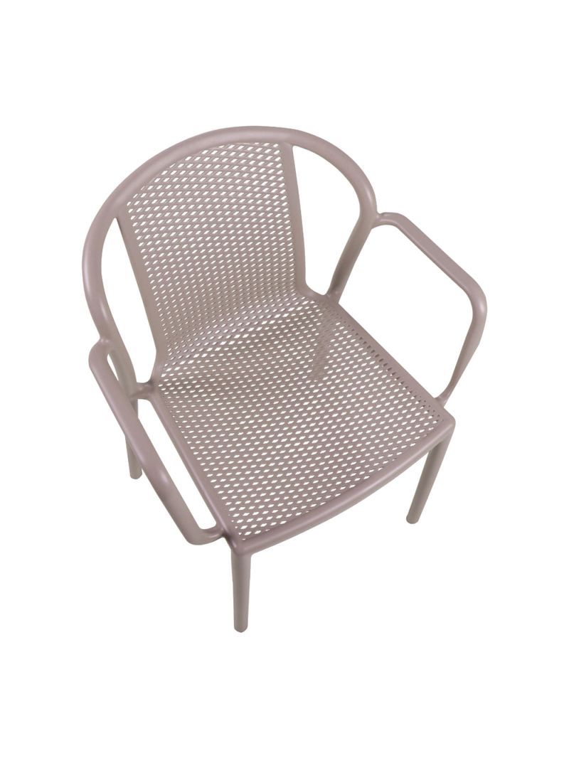 Cadeira Tramontina Louise Empilhável com Braços Carmuça em Polipropileno