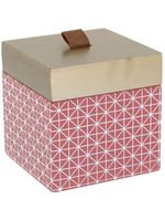 Caixa organizadora madeira rosa penélope 12x12x12cm