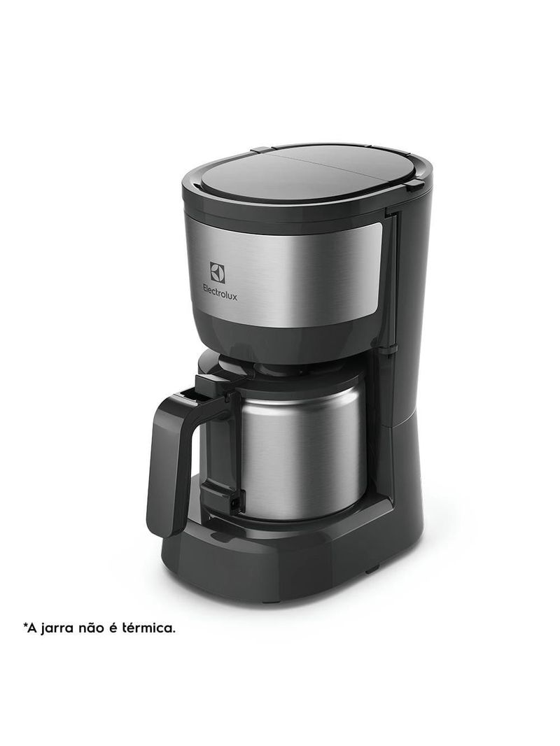 Cafeteira elétrica electrolux efficient ecm12 15 xícaras - granite gray – 600ml