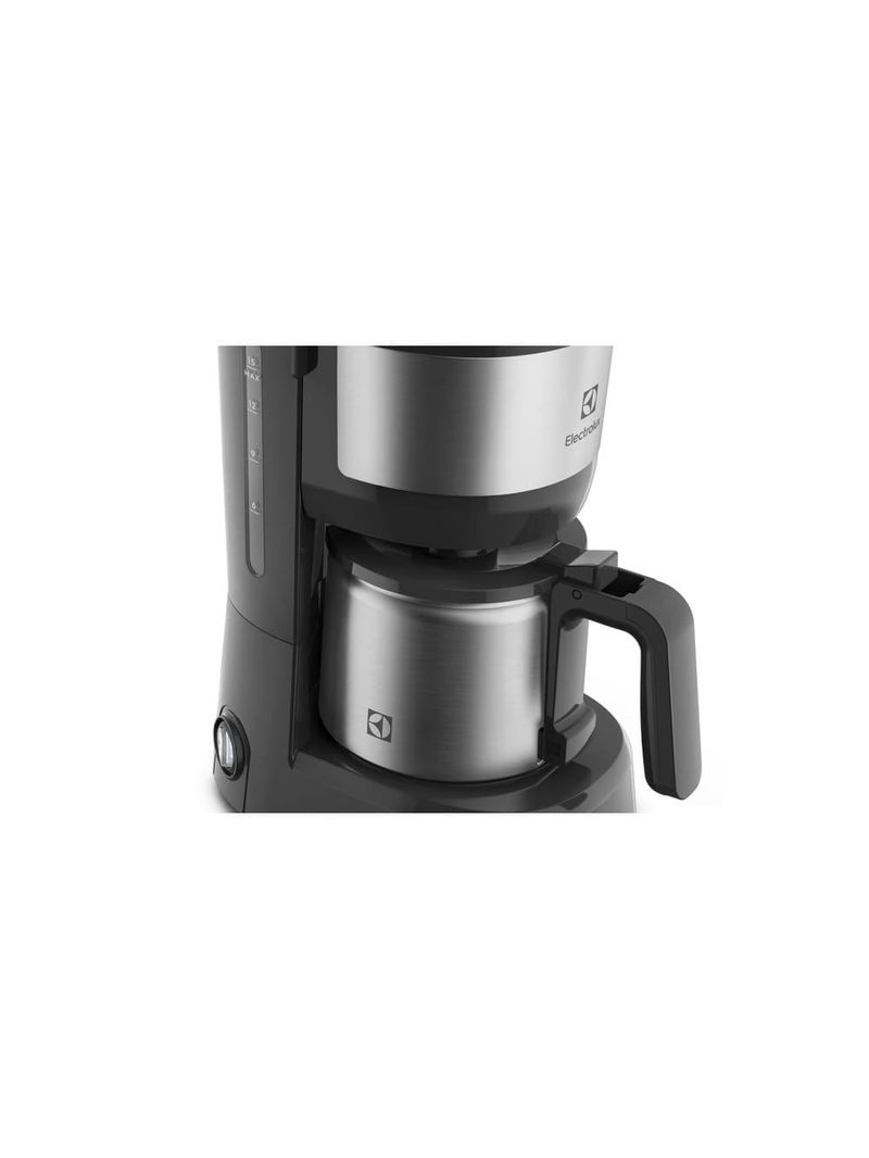 Cafeteira elétrica electrolux efficient ecm12 15 xícaras - granite gray – 600ml