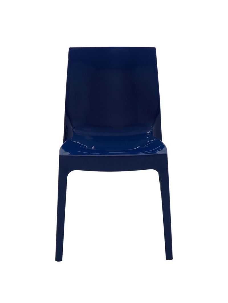 Cadeira Tramontina Alice Summa em Polipropileno Brilhoso Azul Yale