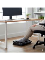 Apoio Descanso para os Pés Preto Nr17 Polipropileno 44,3x32x9,7cm Roal