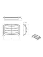 Apoio Descanso para os Pés Preto Nr17 Polipropileno 44,3x32x9,7cm Roal