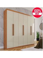 Guarda-roupa Casal 100% Mdf 6 Portas E 4 Gavetas Istambul