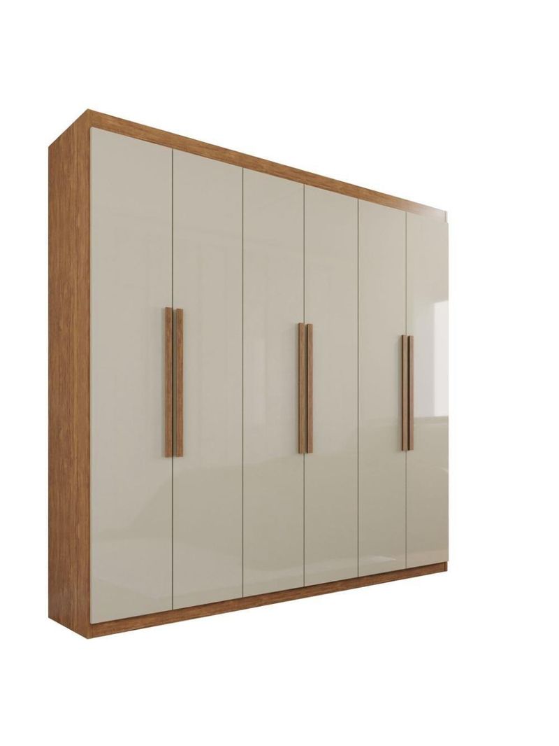 Guarda-roupa Casal 100% Mdf 6 Portas E 4 Gavetas Istambul