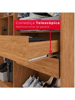 Guarda-roupa Casal 100% Mdf 6 Portas E 4 Gavetas Istambul