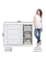 Berço Americano Danny Branco Acetinado Savana Reller E Cômoda Infantil Americana Branco Hp- Henn