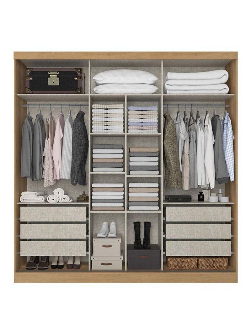 Guarda Roupa Casal Malaga 2 Portas Capuccino Azul Cômoda Gaveteiro Condessa E Cabeceira Formosa