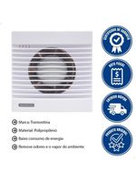 Exaustor Ventilador Para Banheiro E Lavabo Tramontina Ba 100 220V 94523002