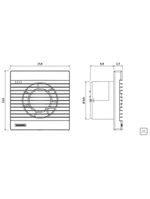 Exaustor Ventilador Para Banheiro E Lavabo Tramontina Ba 100 220V 94523002