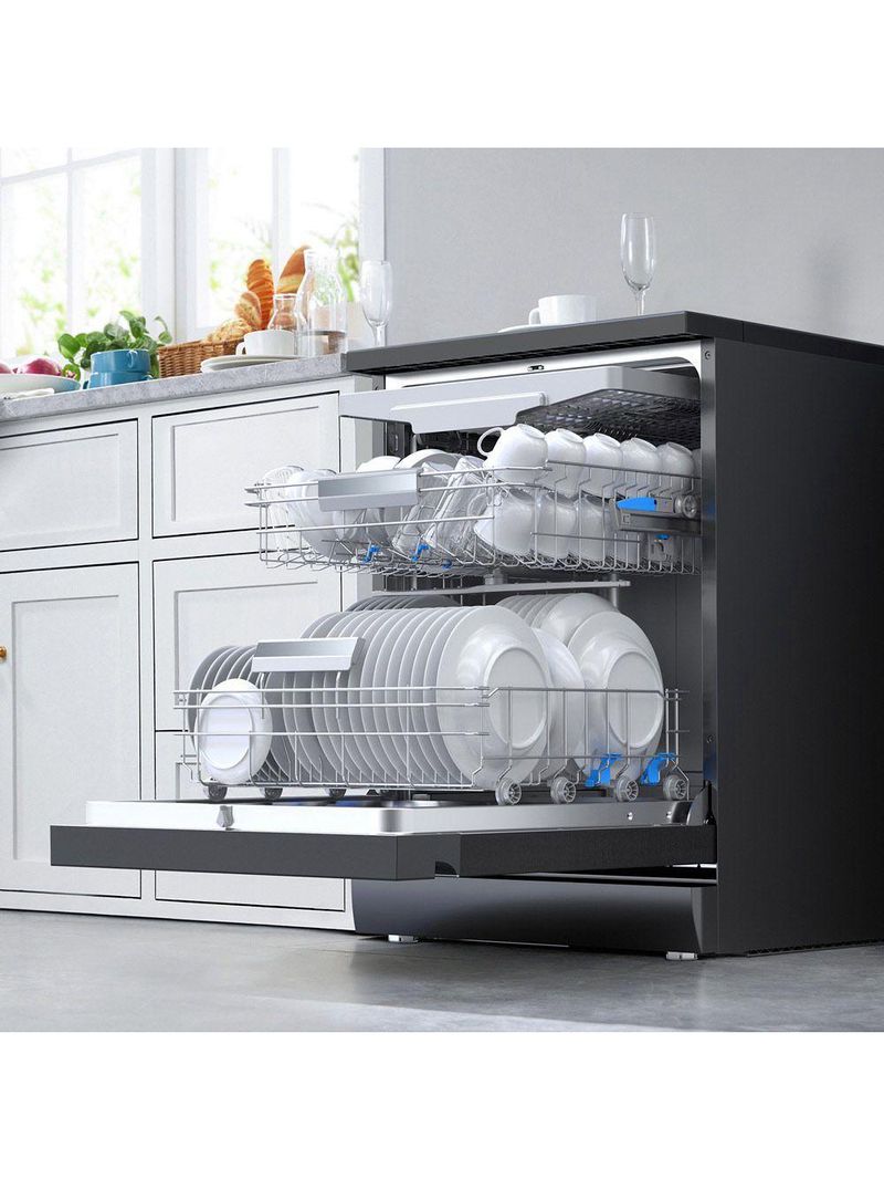 Lava Louça Midea Smart Home Black Inox 127V 14 Serviços (MDWEF1433GBS1)