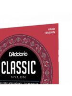 Encordoamento violão nylon tensão alta student ej27h d addario