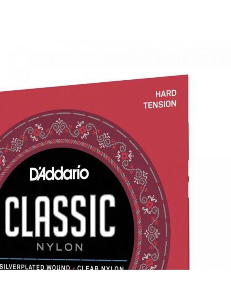 Encordoamento violão nylon tensão alta student ej27h d addario