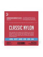 Encordoamento violão nylon tensão alta student ej27h d addario