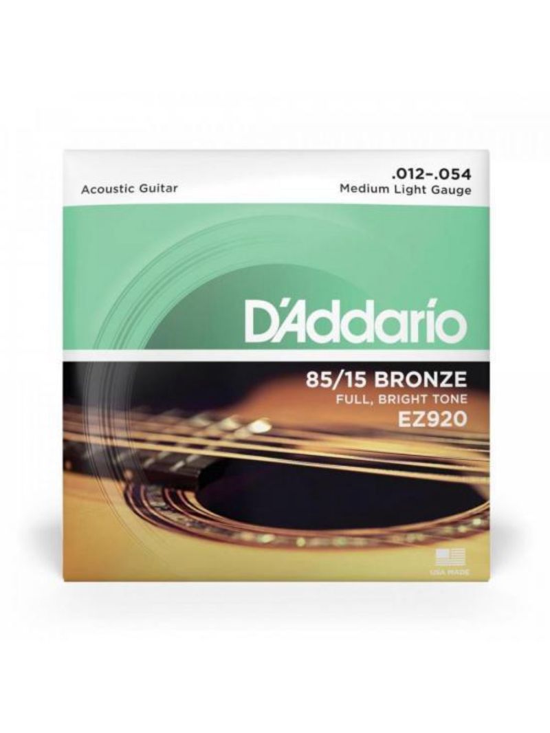 Encordoamento violão aço 012-054 85/15 bronze ez920-b d addario