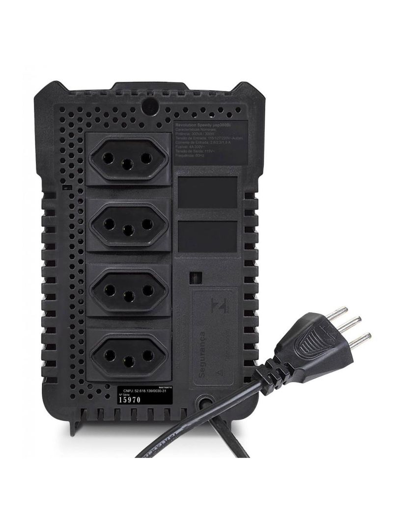 Estabilizador revolution speedy 300va monovolt 115v sms