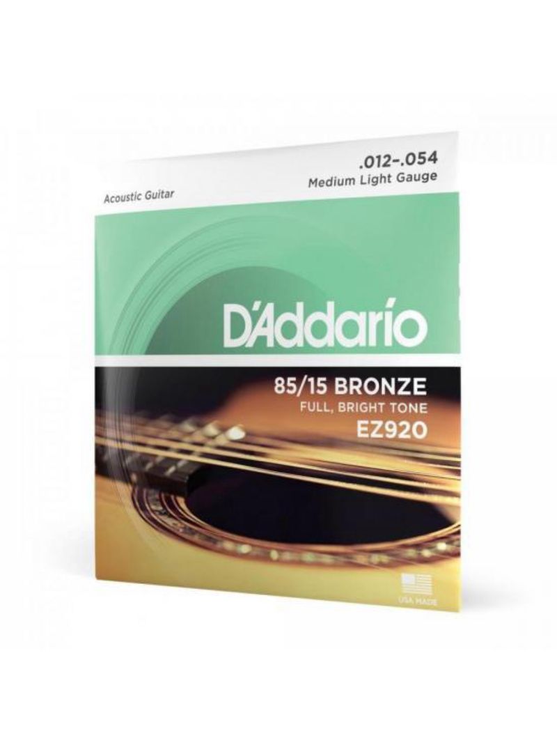 Encordoamento violão aço 012-054 85/15 bronze ez920-b d addario
