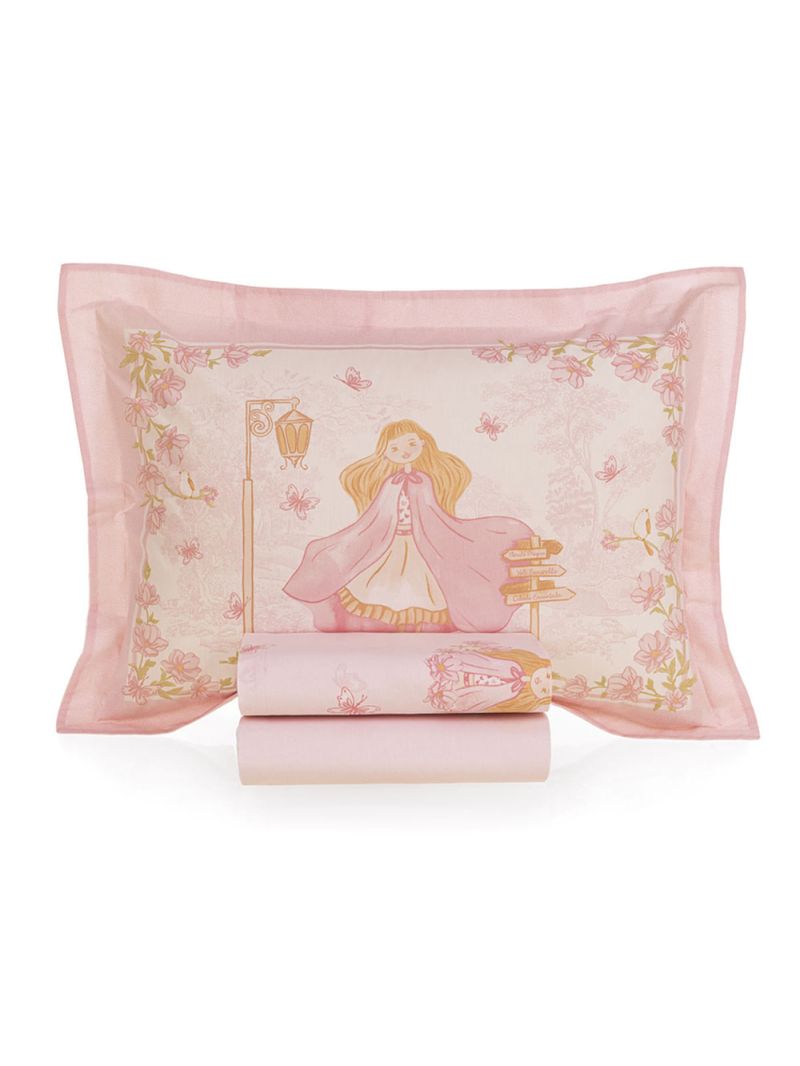 Jogo de Cama Casal Karsten Infantil Amora 220x250cm 100% Algodão