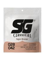 Encordoamento para violão nylon 028 light sg