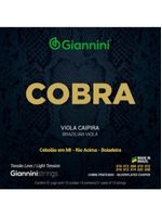 Encordoamento para viola aço leve série cobra giannini gesvl