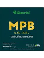 Encordoamento para violão nylon com bolinha média série mpb giannini genwg