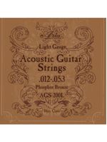 Encordoamento para violão 012 phosphor bronze ags200l aria guitars