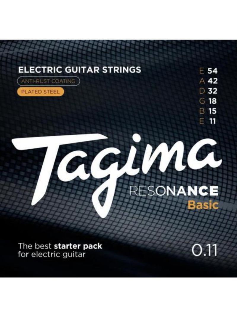 Encordoamento para guitarra 011-052 resonance basic tagima