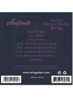 Encordoamento para guitarra flat wound 011 ags900xl aria pro ii