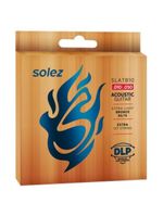 Encordoamento para violão aço 010 solez slatb10 bronze