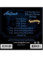 Encordoamento para guitarra coated 009 ags800cxl aria pro ii