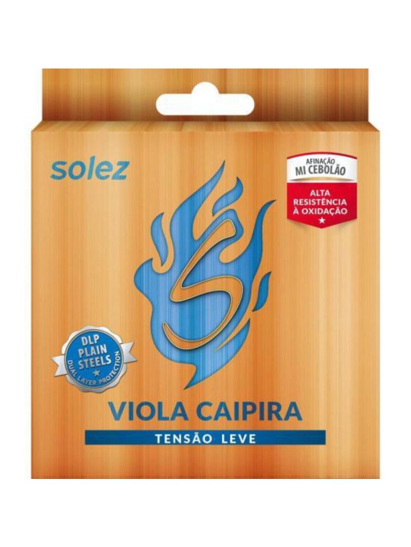 Encordoamento para viola caipira leve solez