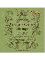 Encordoamento para violão coated 011 phosphor bronze ags200cl aria