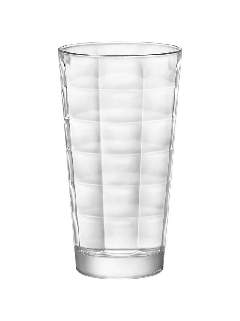Copo long drink vidro transparente 360ml bormioli rocco cube 14x8x8cm 6 peças