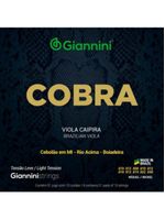 Encordoamento para viola aço leve série cobra giannini gesvnl